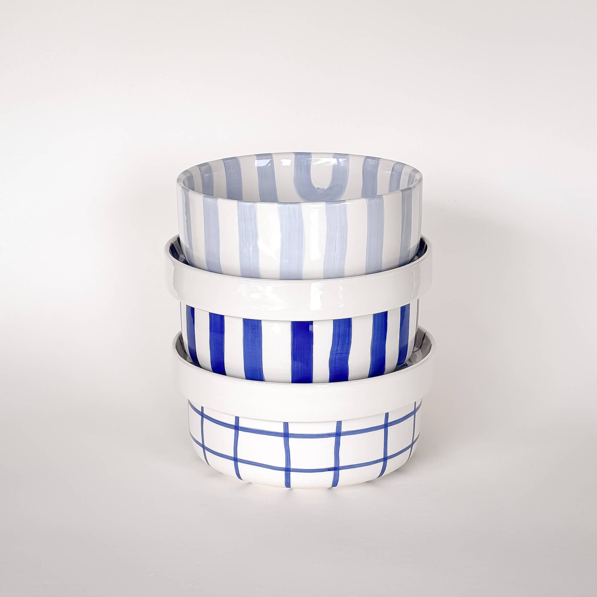 Magazin Minori - Schale Stripes - morning azzurro