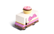 Candylab - Cupcake Van aus Holz mit süßem Cupcake-Dach