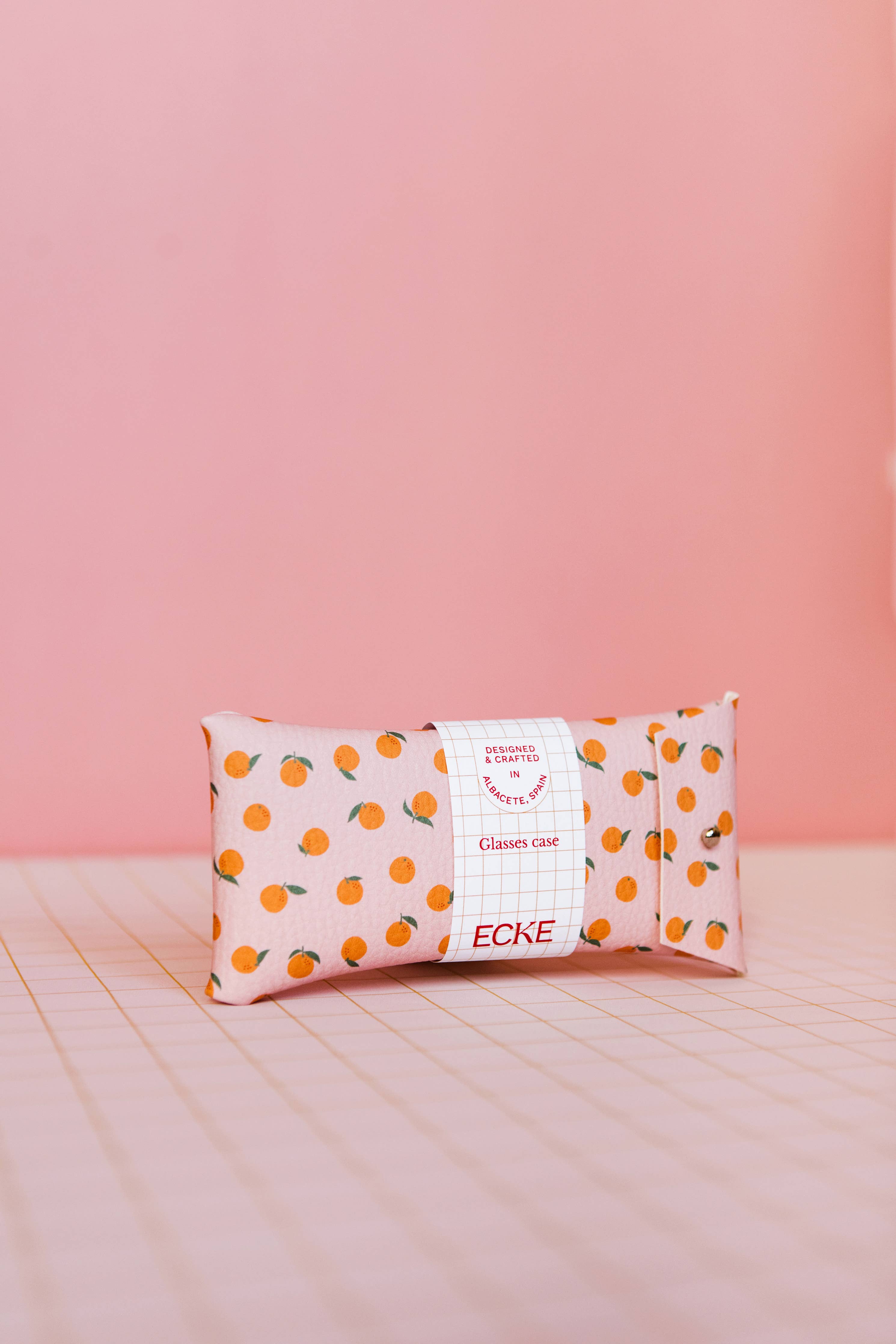 Ecke - Naranjas Pink Sonnenbrille & Brillenetui