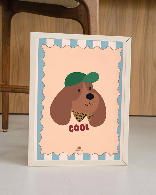 Ma Petite vie - Druck "Porträt cooler Hund" (30 x 40 cm)