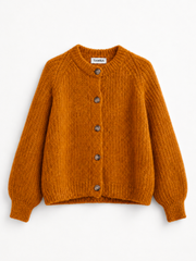 Mohair-Strickjacke mit Knopfleiste
: Pumpkin Spice / Einheitsgröße