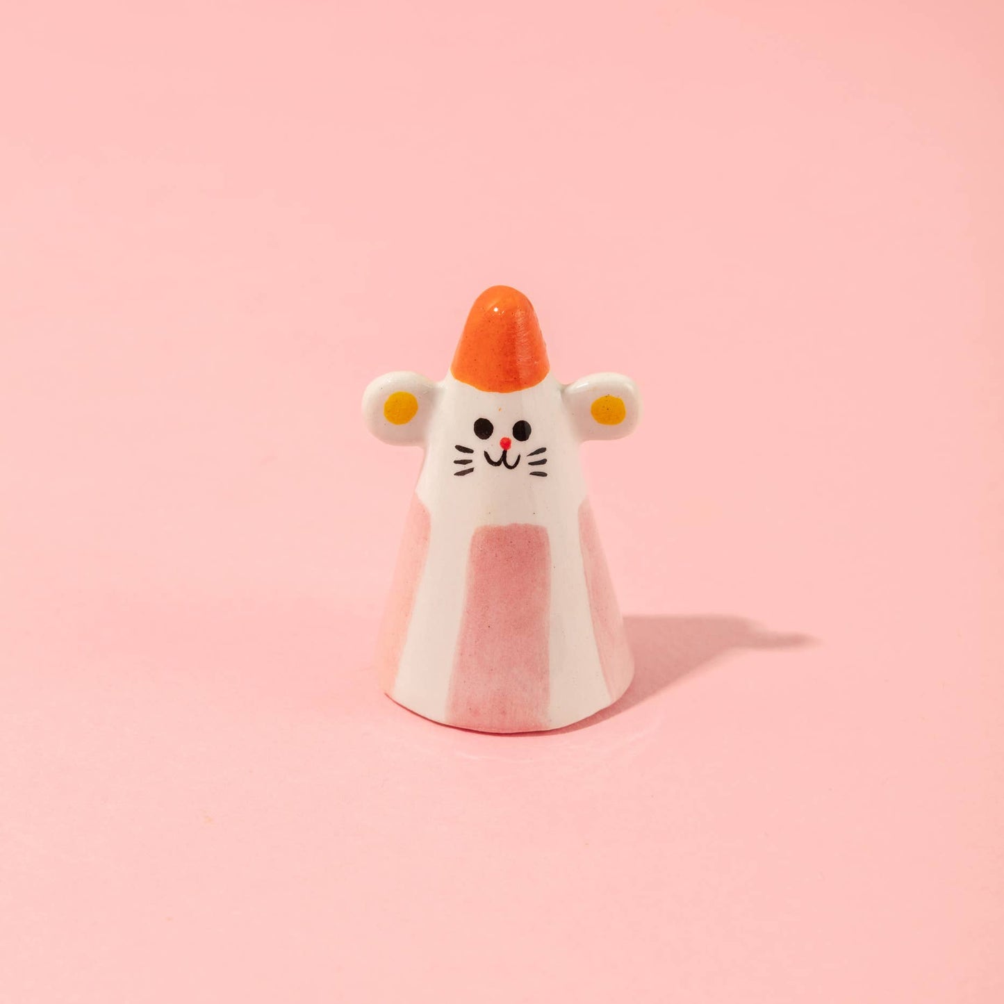 Ana Seixas - Maus Rosa / Kleine Schreibtischbegleiter Keramikstück