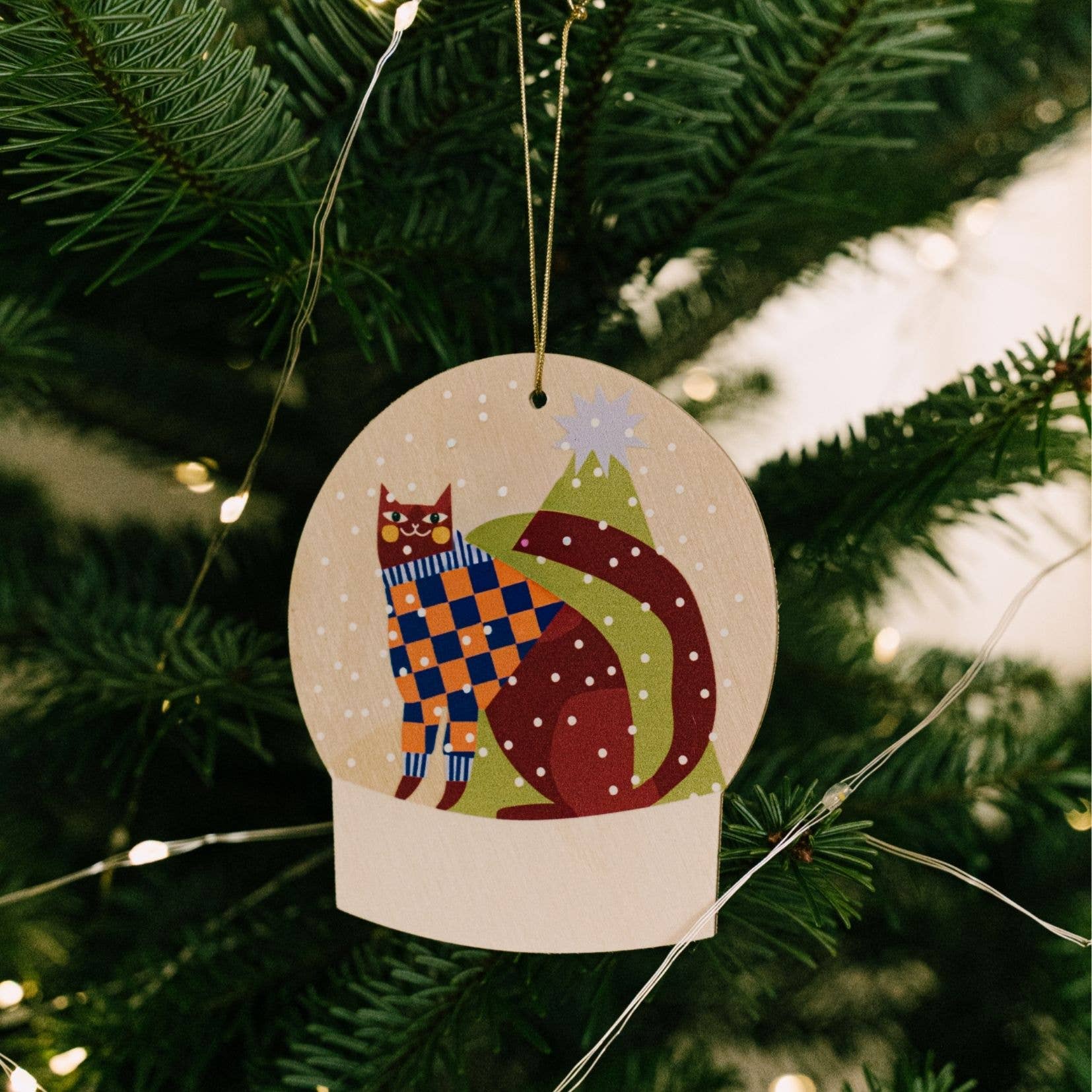 Katzen-Weihnachtsschmuck, Weihnachtsbaum-Hängedekoration