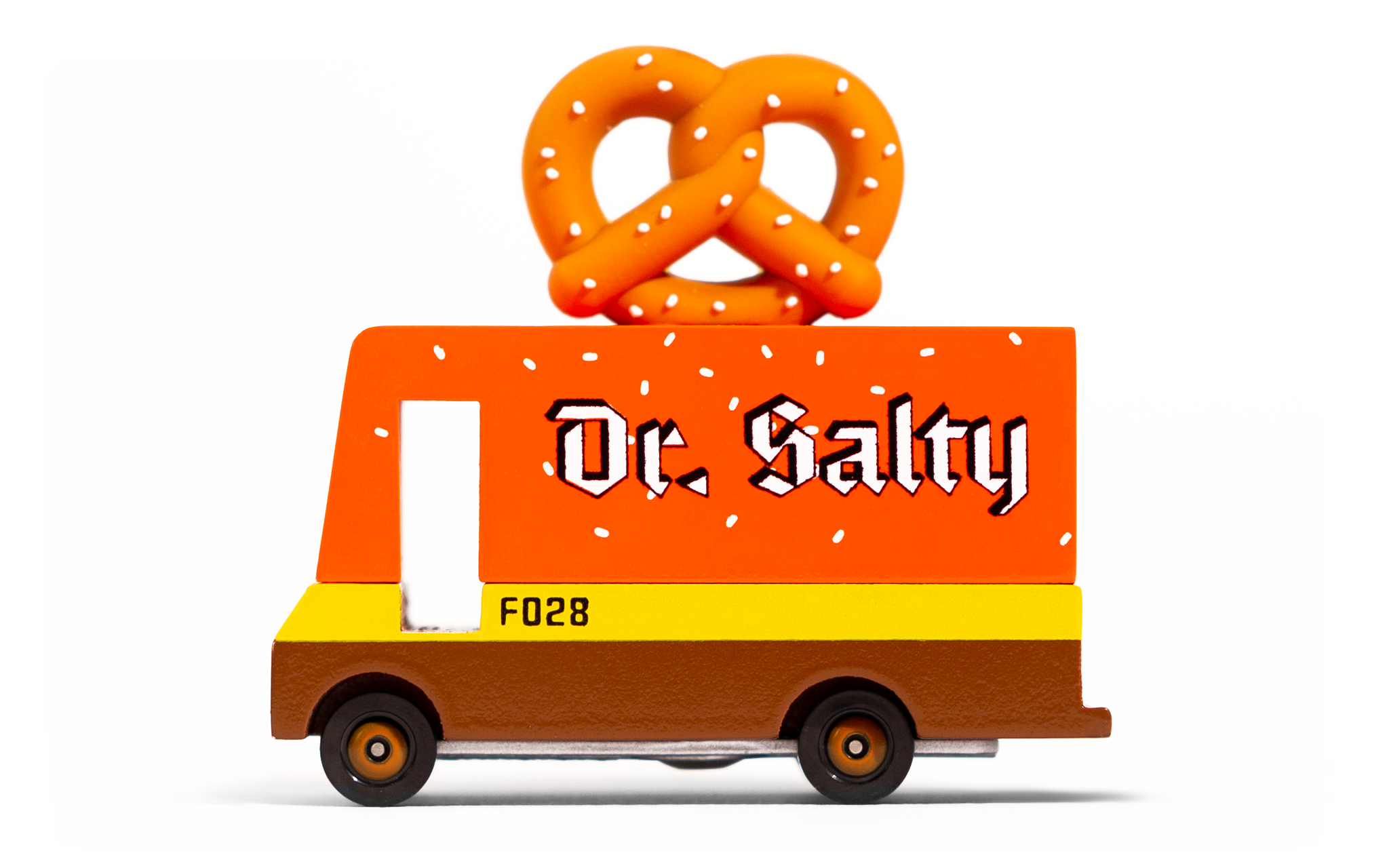 Candylab - Candylab Toys Dr. Salty Pretzel Van aus massivem Buchenholz