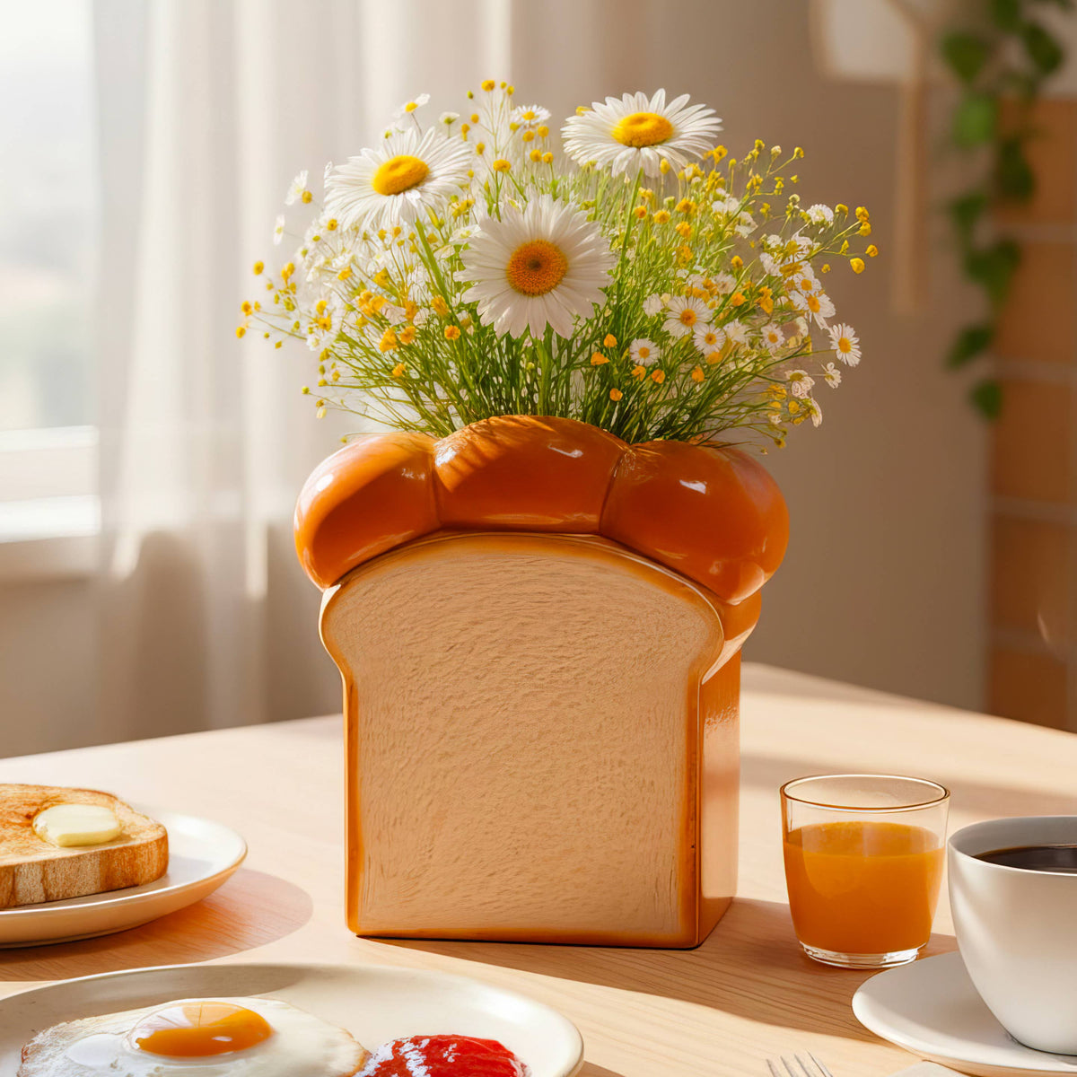 Upside Stories - Vase Brioche (zum Hinstellen und zur Wandmontage)