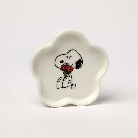 Peanuts Blütenförmige Schmuckschale mit Snoopy und Blumen