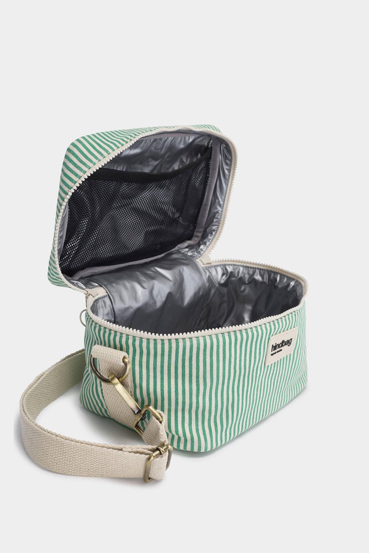 Hindbag - Lunchbag Igor, grün gestreift