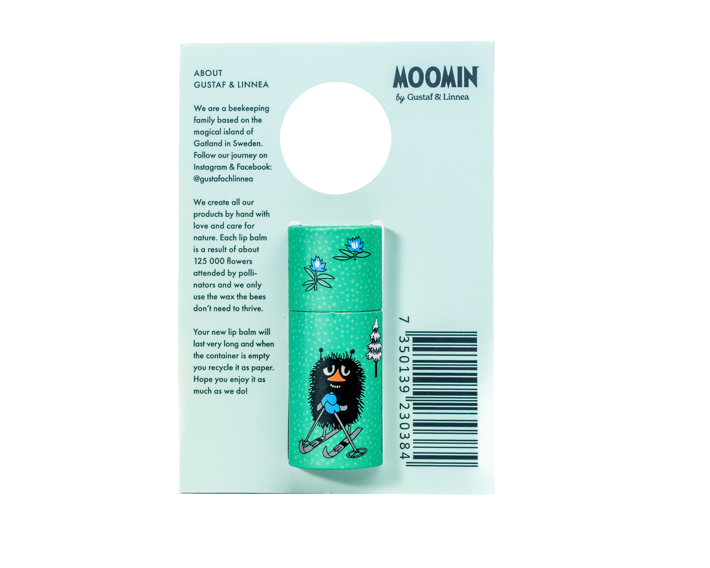 Moomin von G&L - Lippenbalsam aus Bienenwachs mit Minzgeschmack