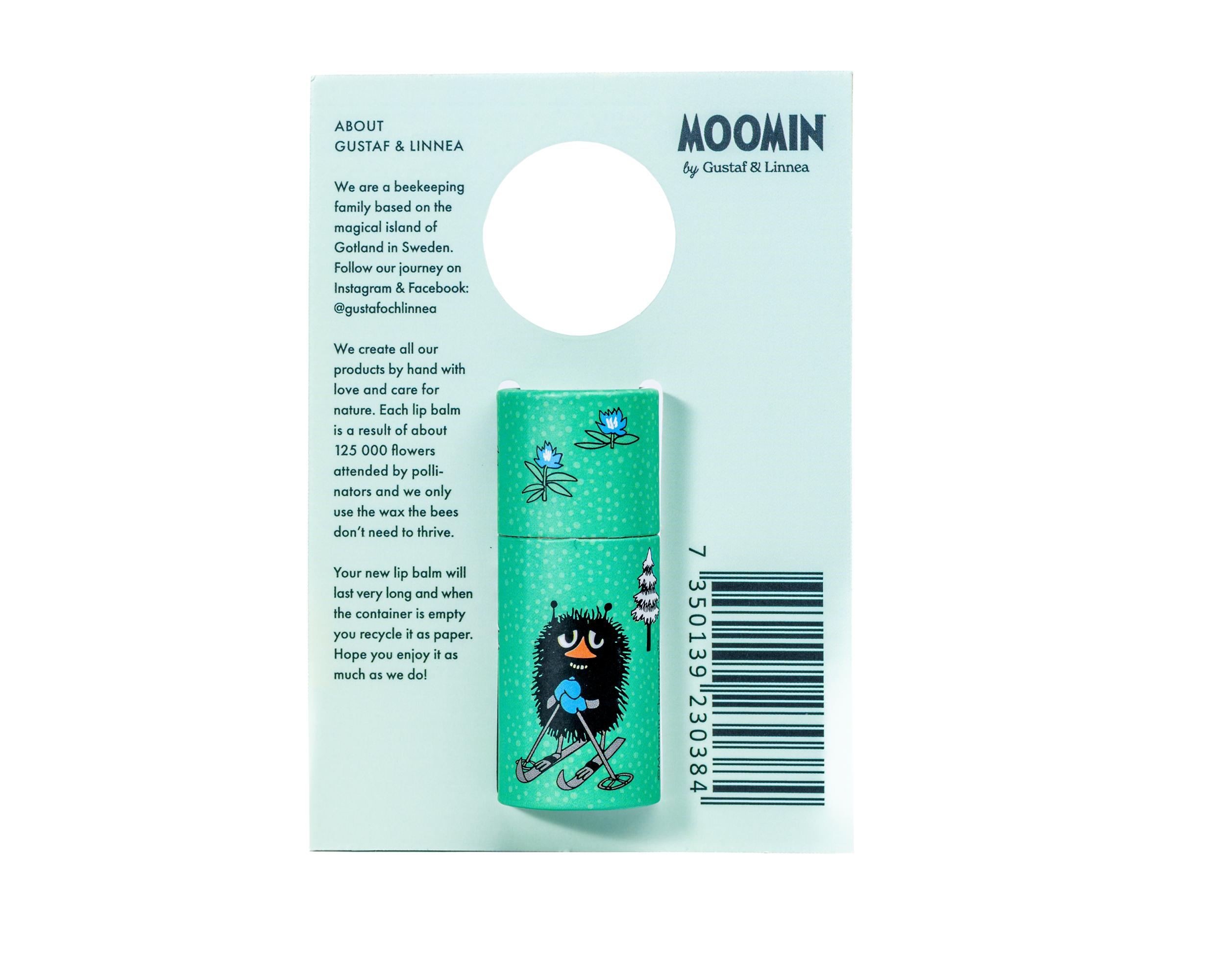 Moomin von G&L - Lippenbalsam aus Bienenwachs mit Minzgeschmack