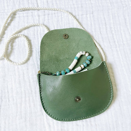 BARNABÉ AIME LE CAFÉ - Geldbeutel –  Grün