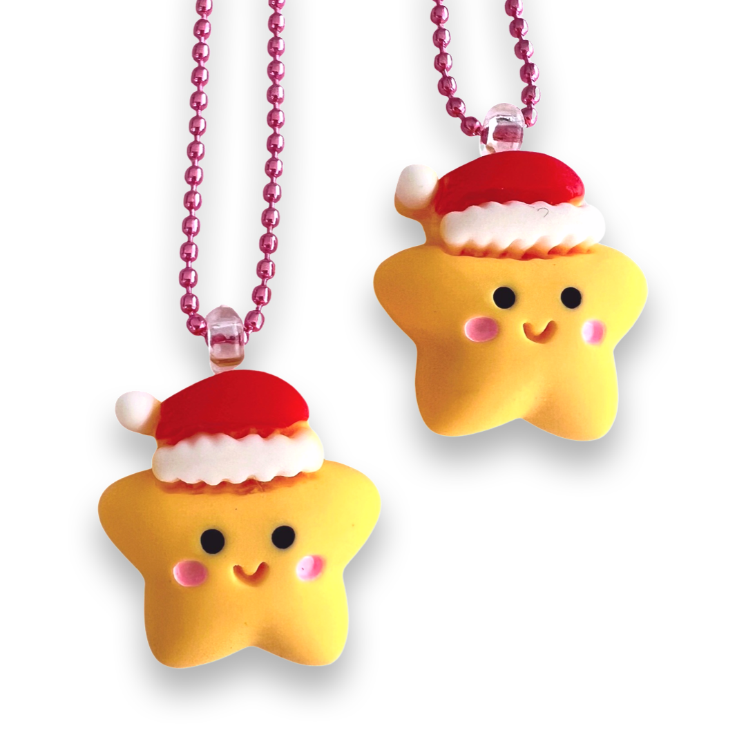 Santa Star Weihnachts-Halskette für Kinder