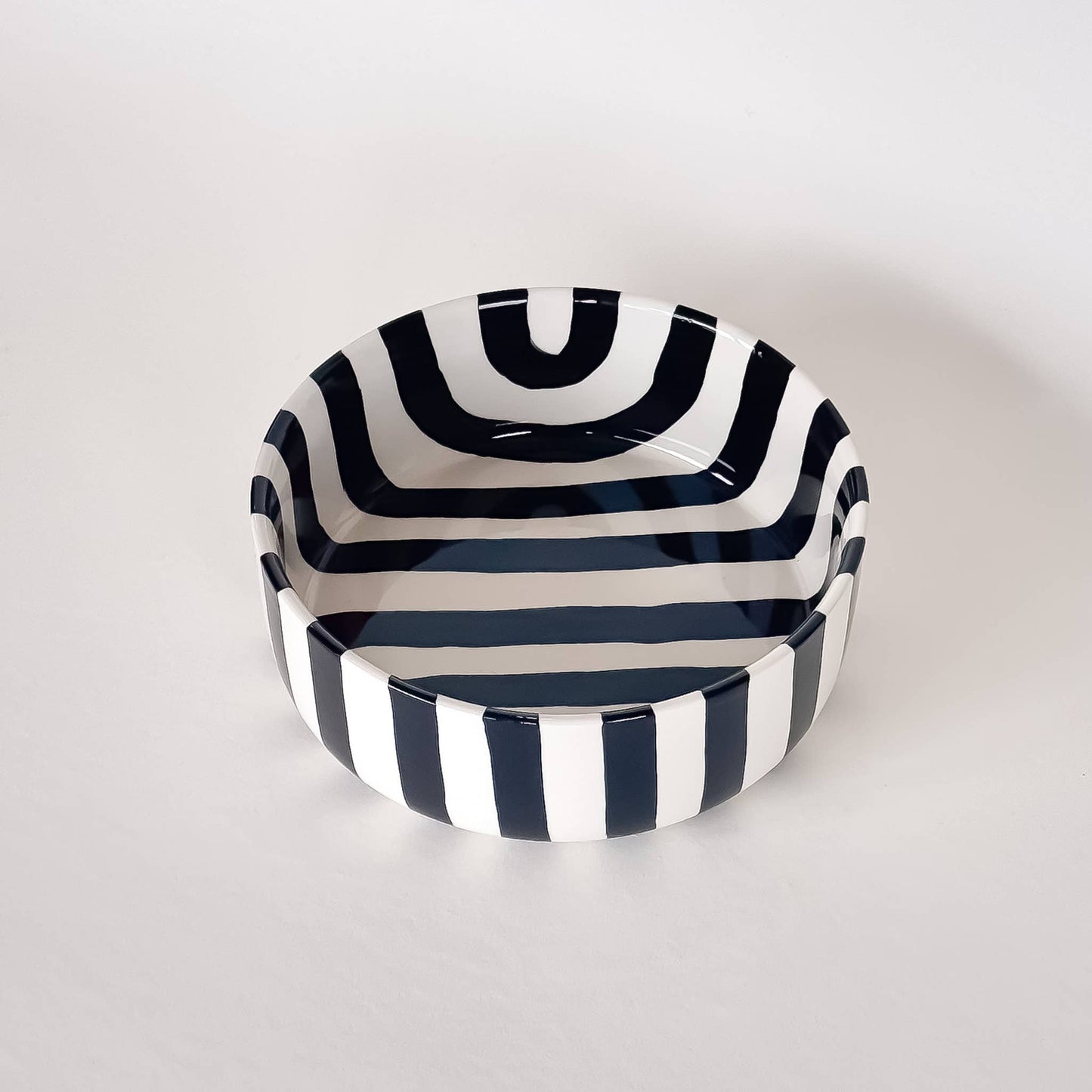 Magazin Minori - Schale Stripes - vulcano black