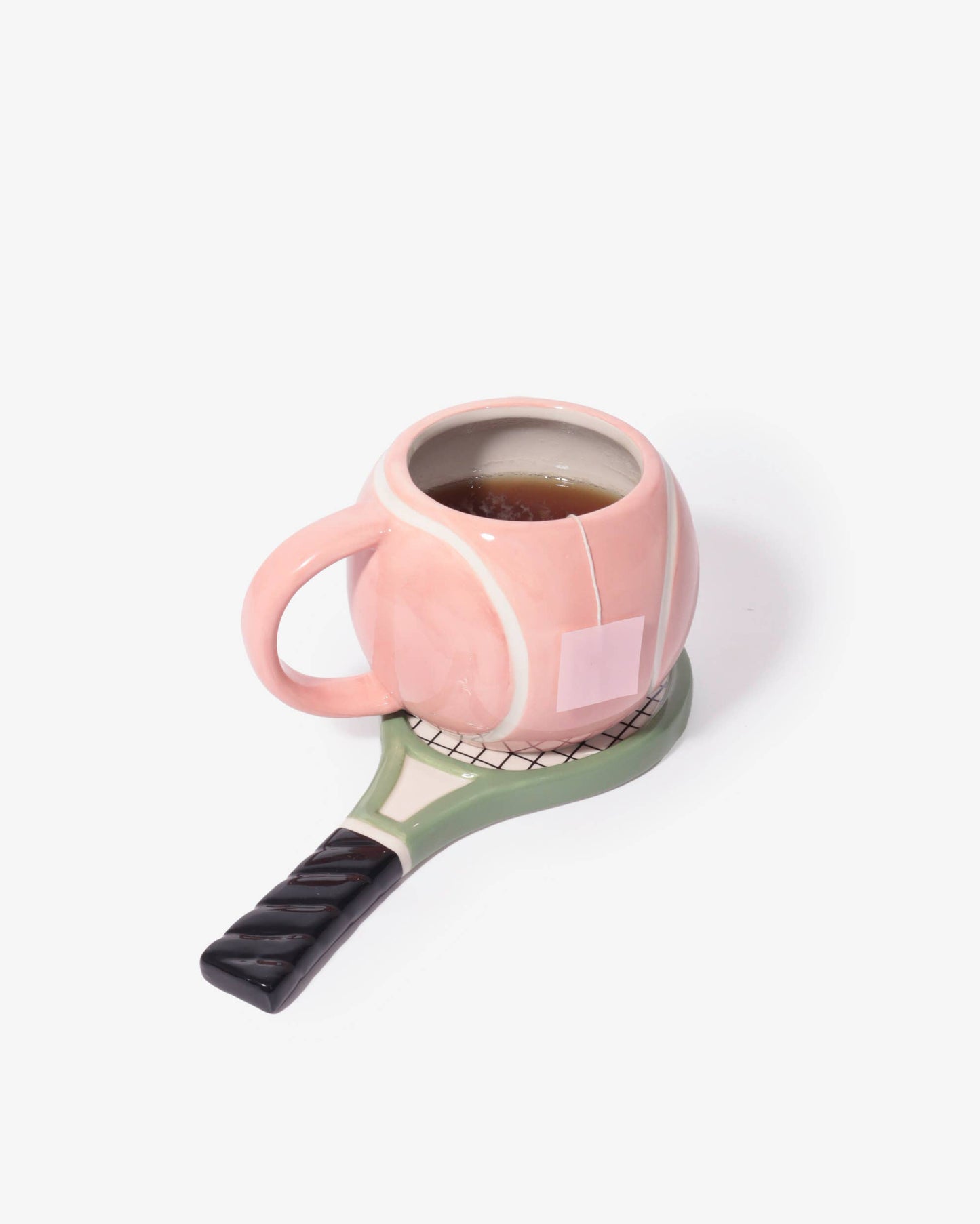 Tasse und Untertasse Tennis