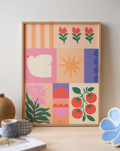 Ma Petite vie - Druck "Multilove" (30 x 40 cm)