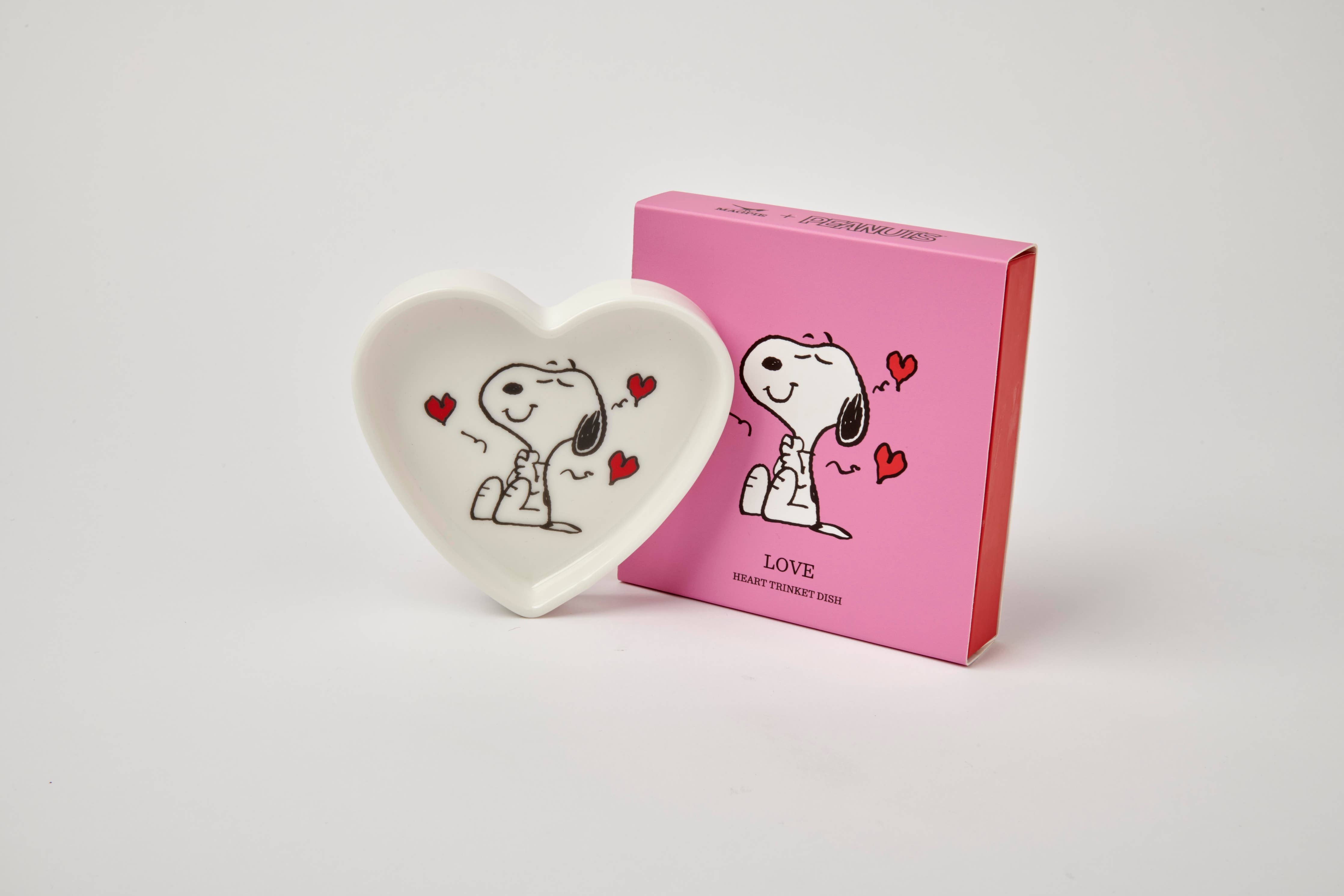 Peanuts Herzförmige Schale – Liebe