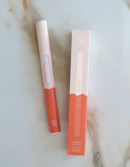 Flammenloses wiederaufladbares Feuerzeug | Mohnblume