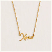 Zarte „Xoxo“-Halskette