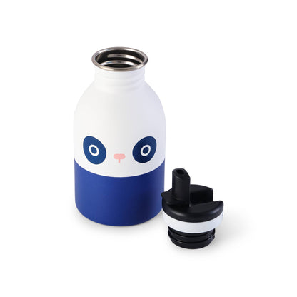 Trinkflasche - Ricebamboo Panda - Blau
