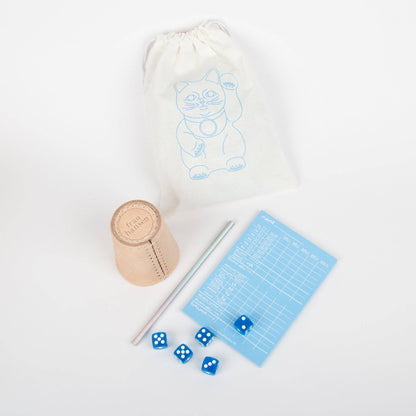 Frau Hansen - Würfelspiel BLAU 5er Set