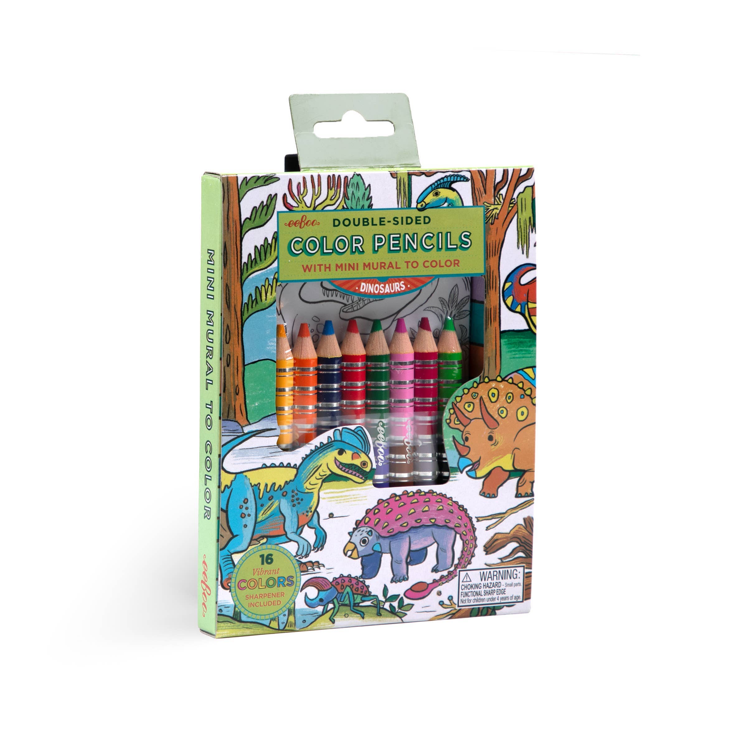 Mini-Wandmaler-Set mit Dinosaurier-Biggie-Bleistiften zum Ausklappen