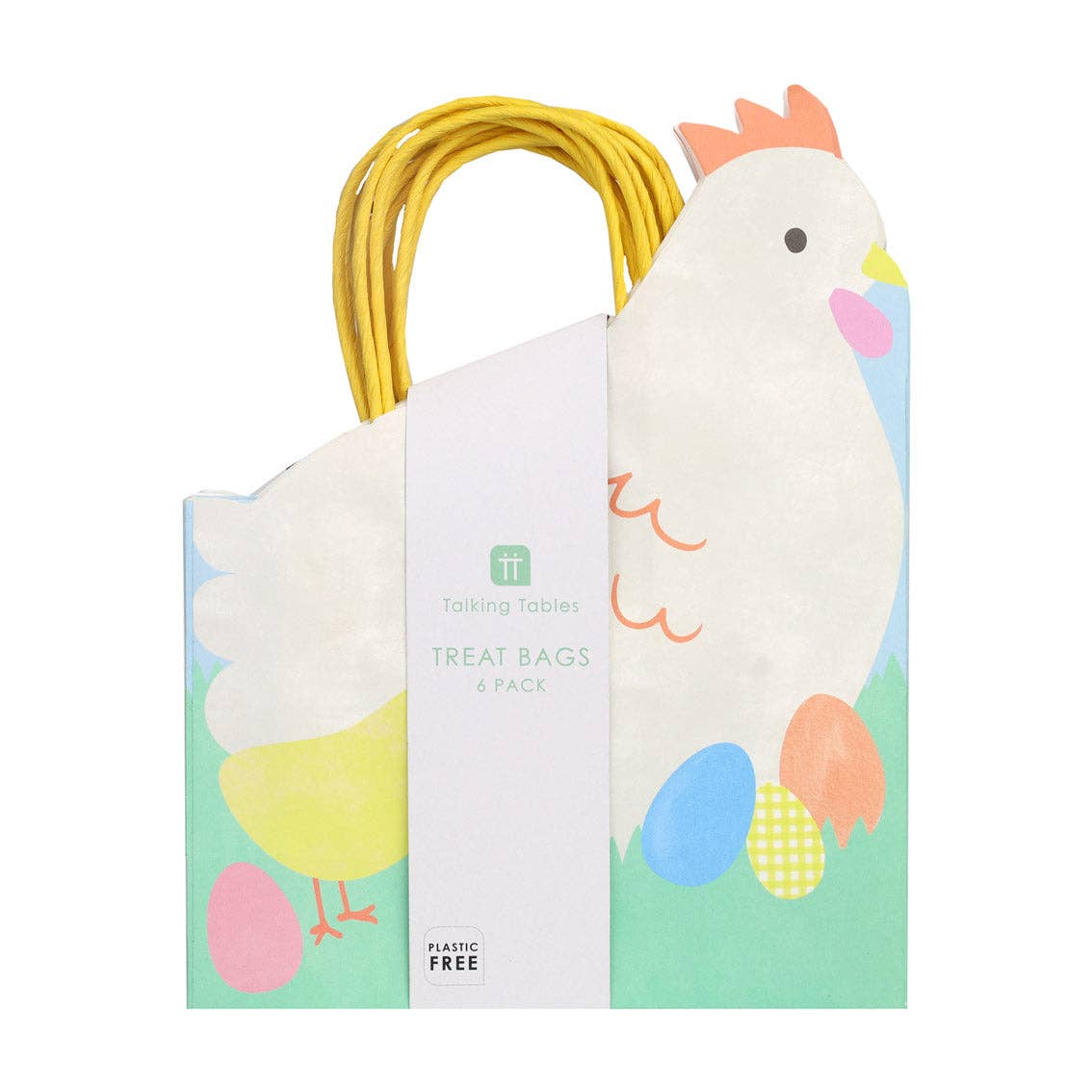 Papiertüten in Hühnerform - 6er Pack