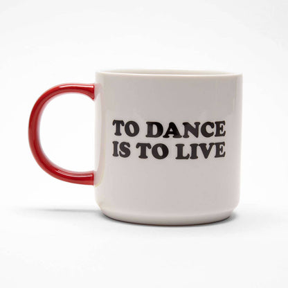 Peanuts 'To Dance is To Live' Becher