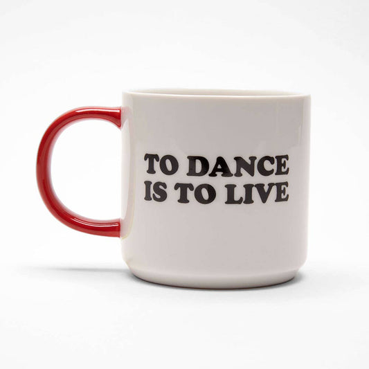 Peanuts 'To Dance is To Live' Becher