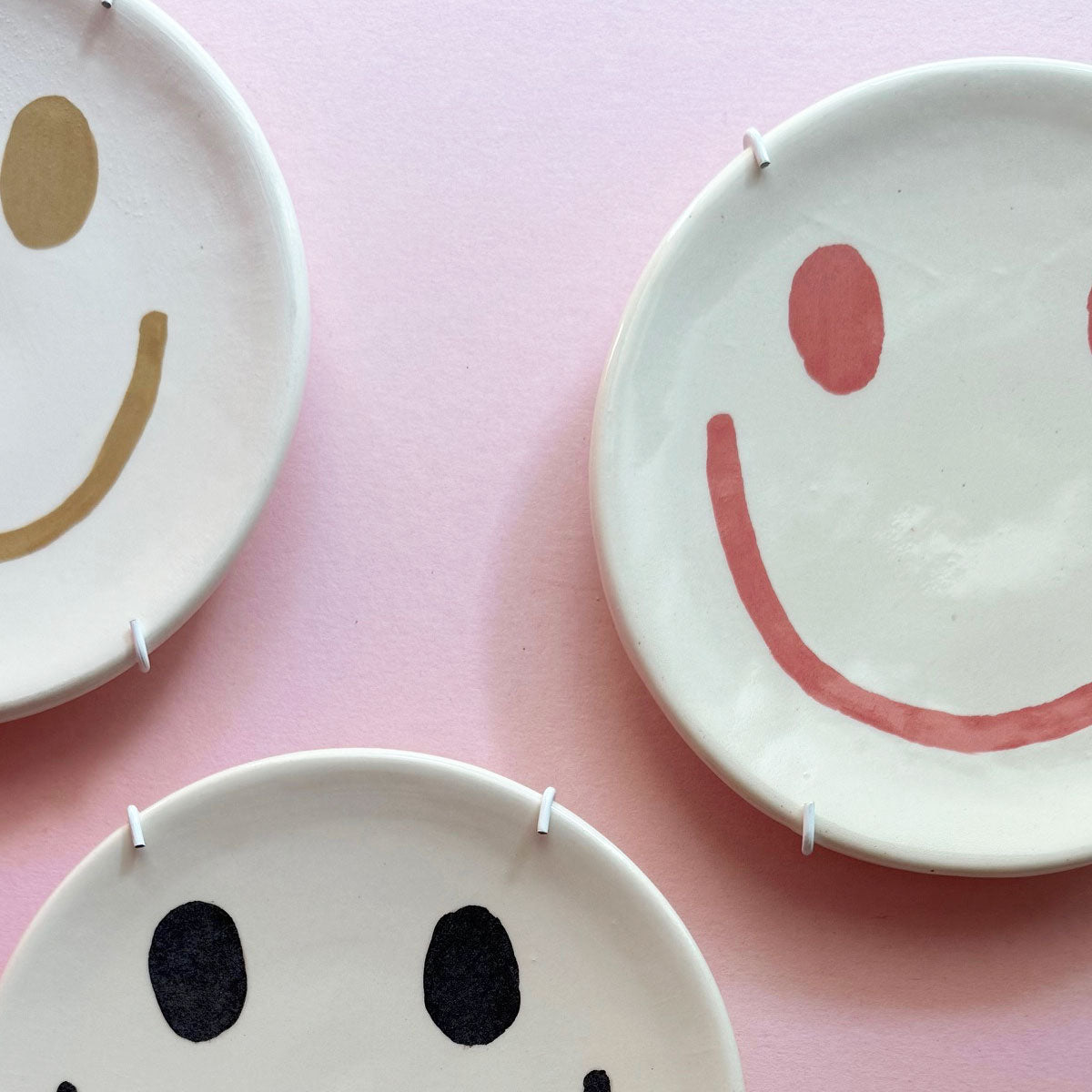 Kleine Bande - Wandteller "Smiley"