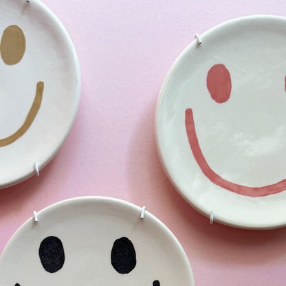 Kleine Bande - Wandteller "Smiley"