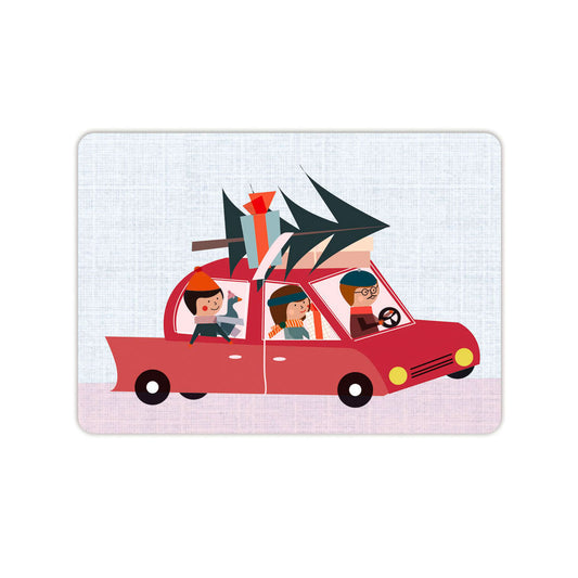 life is delicious - Postkarte "Weihnachts-Express"