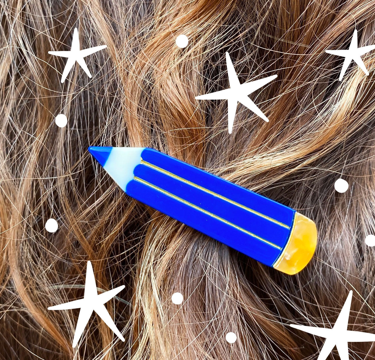 kleine Bande -  Bleistift-Haarspange