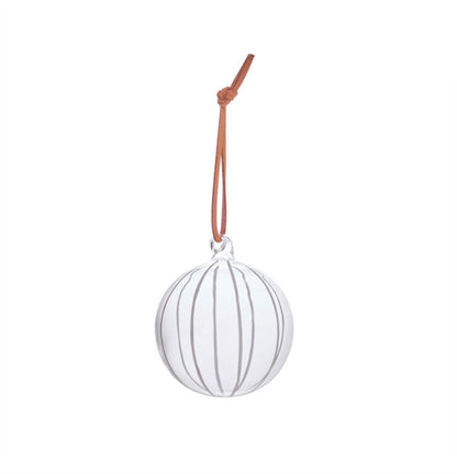 OYOY - Weihnachtskugel "Clear" Streifen