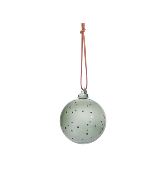 OYOY - Weihnachtskugel "Jade" Punkte
