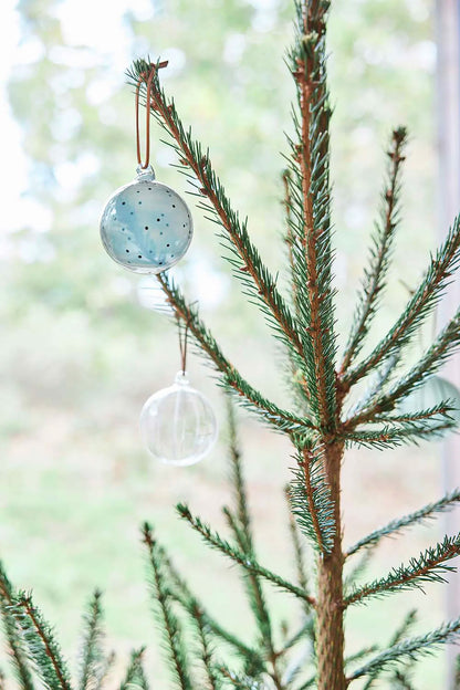 OYOY - Weihnachtskugel "Clear" Streifen