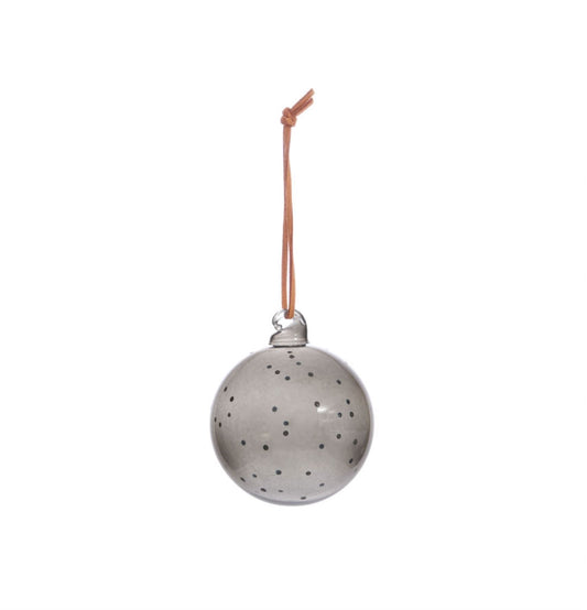 OYOY - Weihnachtskugel "smoke" Punkte