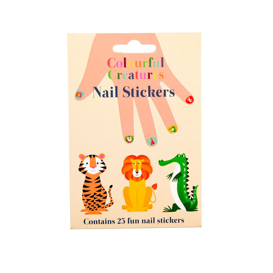 Rex London - Nail Sticker - Bunte Kreaturen (25er Set)