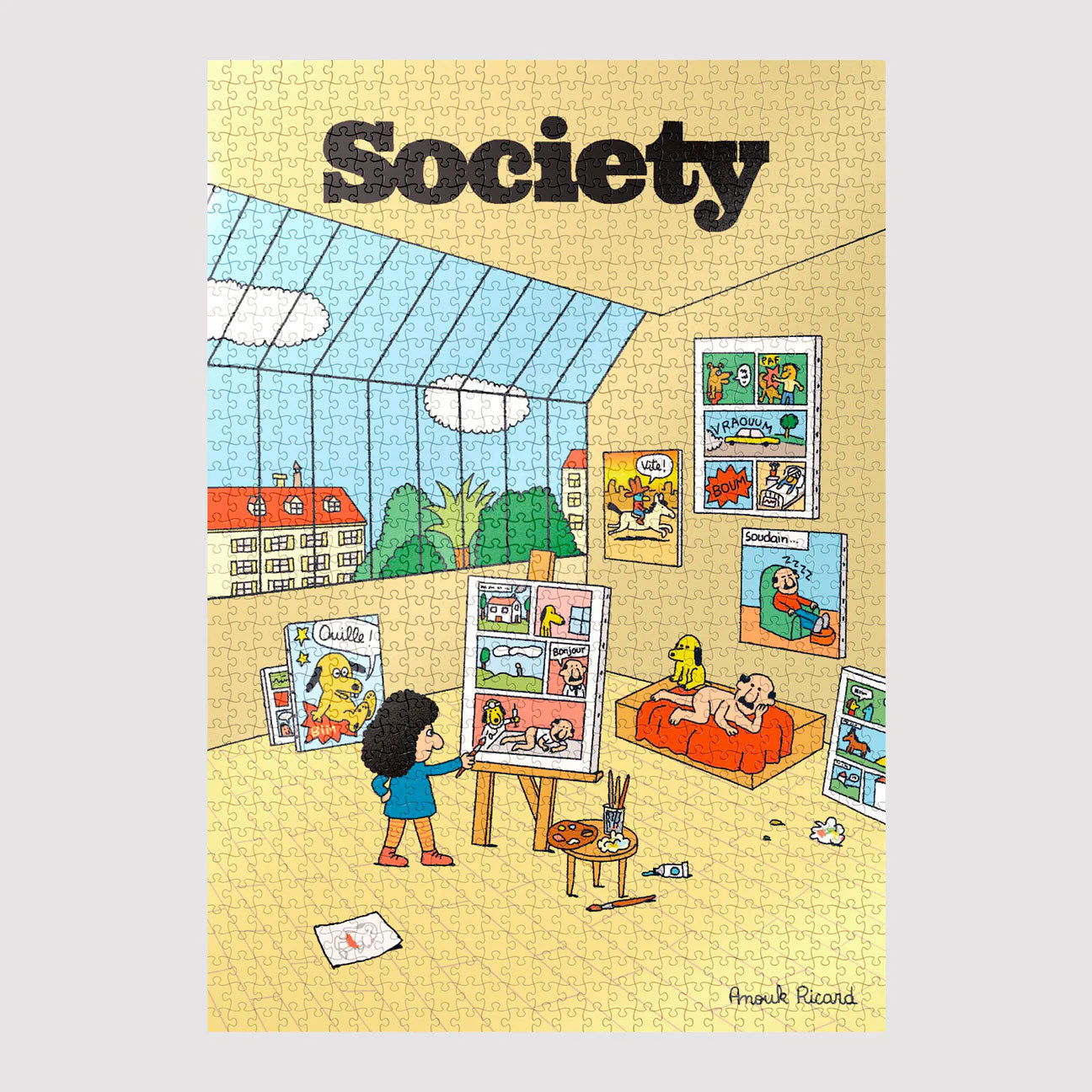 Sulo - Puzzle - Society: Der Maler von Anouk Ricard - 500 Teile
