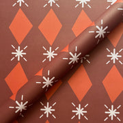 life is delicious - Geschenkpapier Raute & Stern