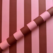 life is delicious - Geschenkpapier Stripes rot (3 Bögen)