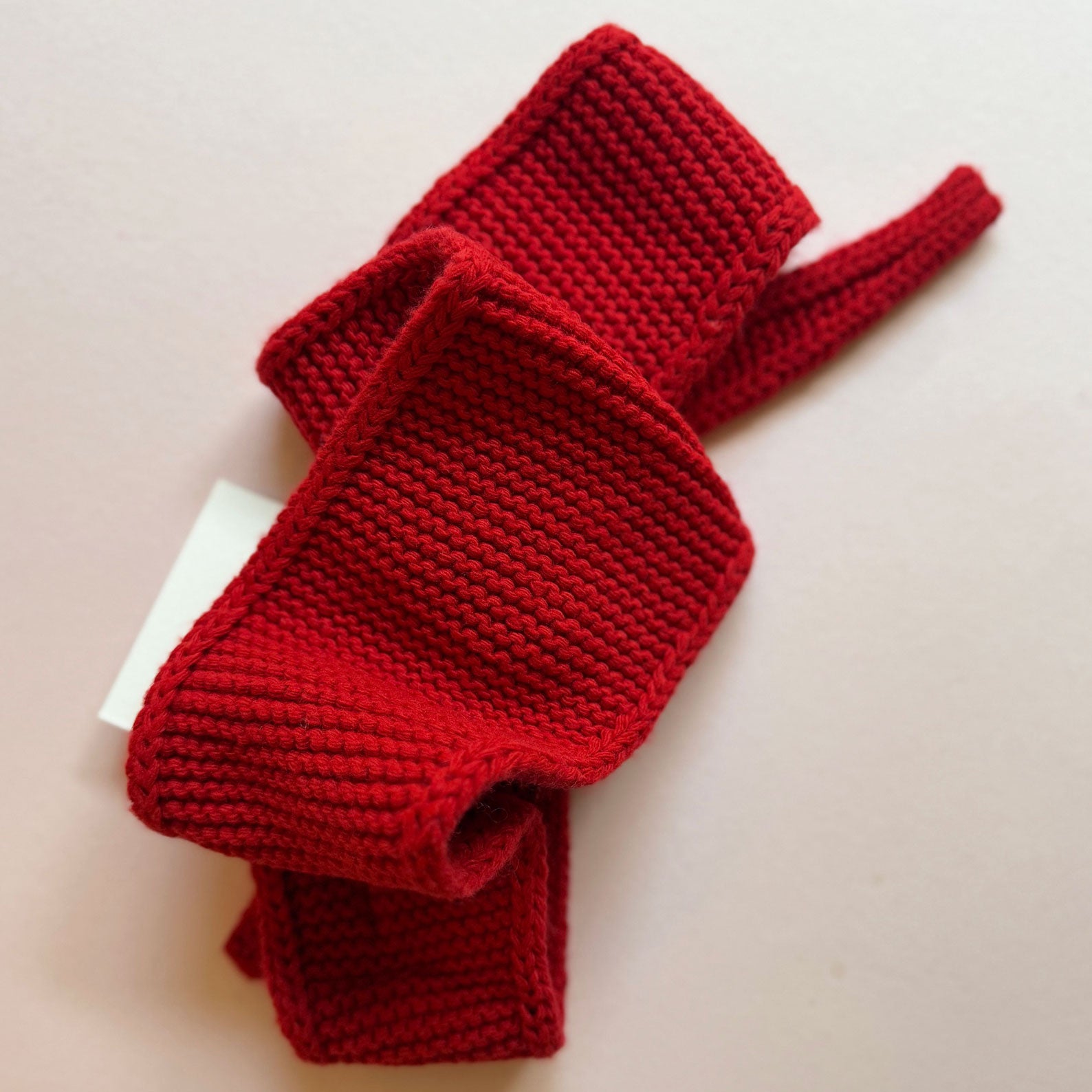 Kleiner "Strick-Schal": Red
