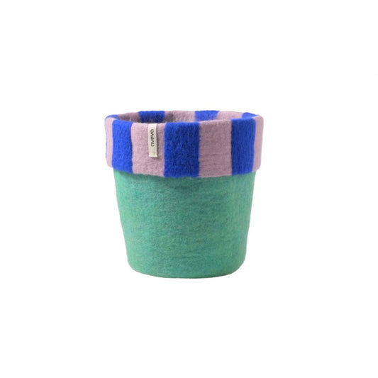 aveva - Blumentopf - grün/blau