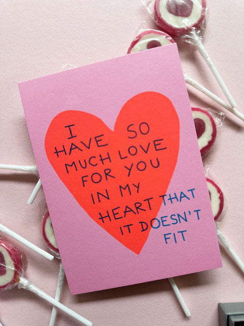 Postkarte "I have so much love ..."
