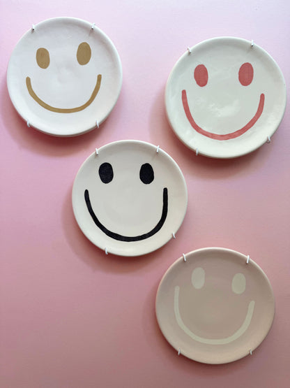 Kleine Bande - Wandteller "Smiley"