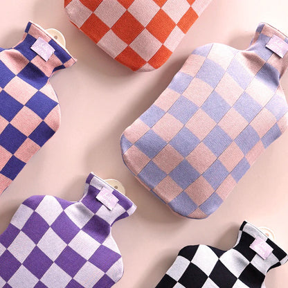 Lili Pepper – Wärmeflasche *Check purple/rose