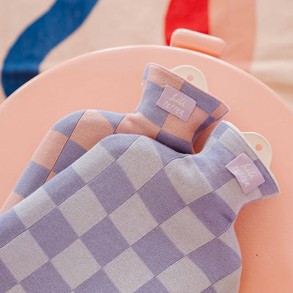 Lili Pepper – Wärmeflasche *Check purple/rose