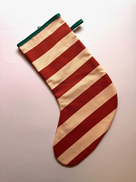 kleine Bande - Nikolausstiefel - rot gestreift