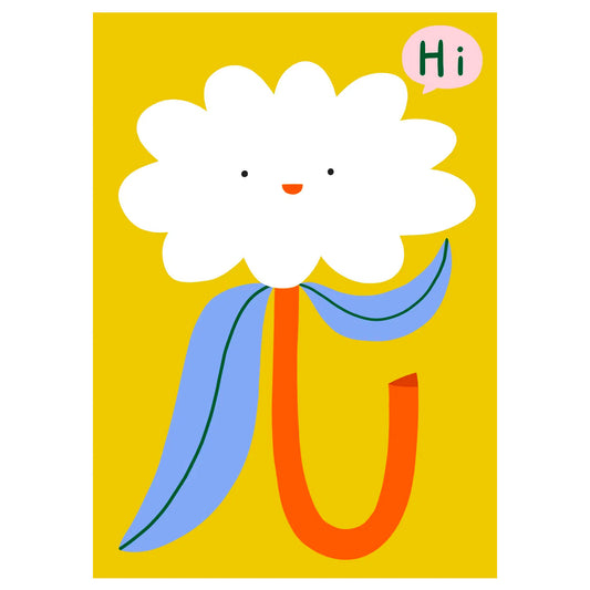 Artprint " Hi Flower 01" 50 x 70 cm