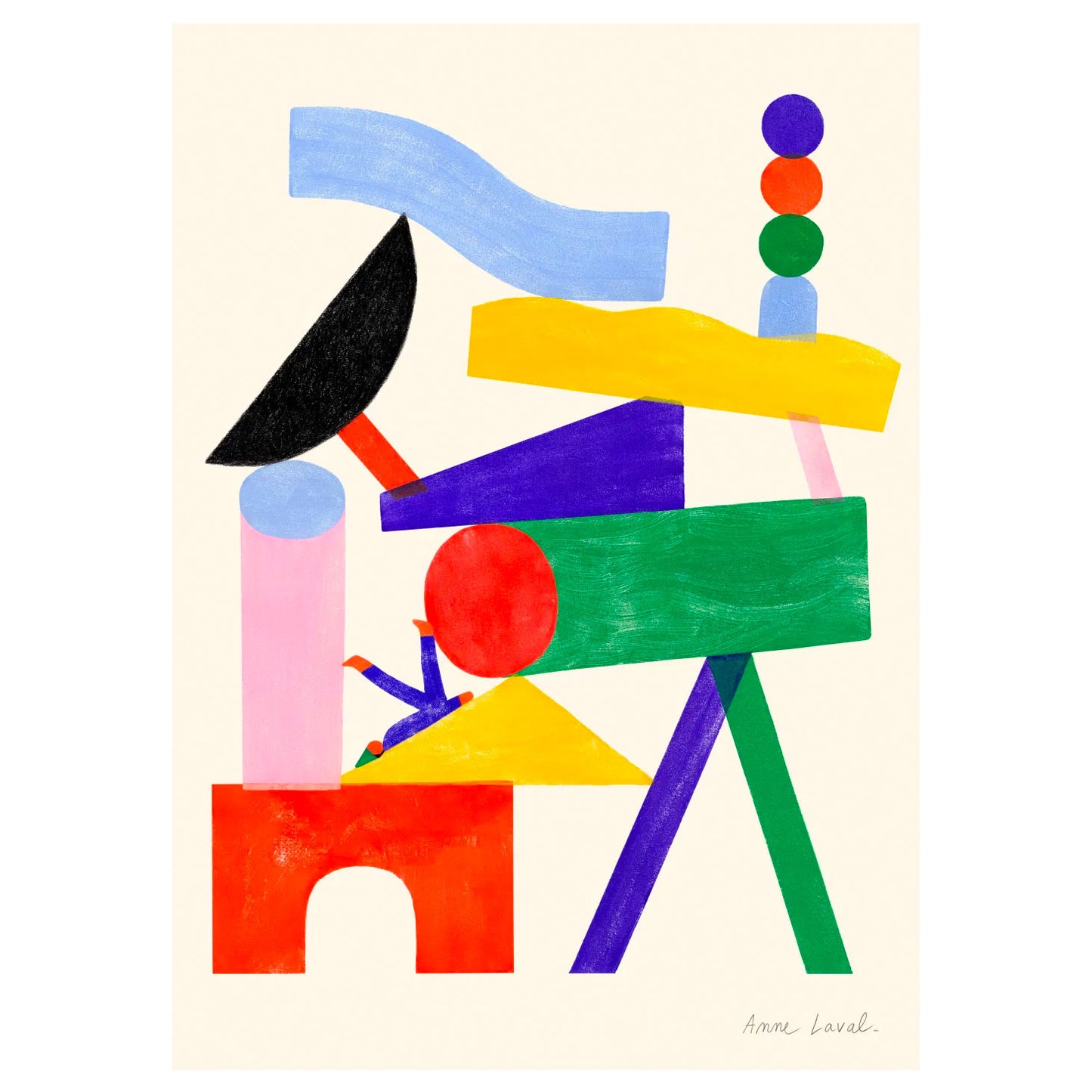 Artprint "Jouer" 30 x 40 cm