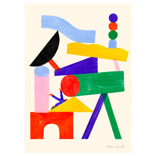 Artprint "Jouer" 30 x 40 cm