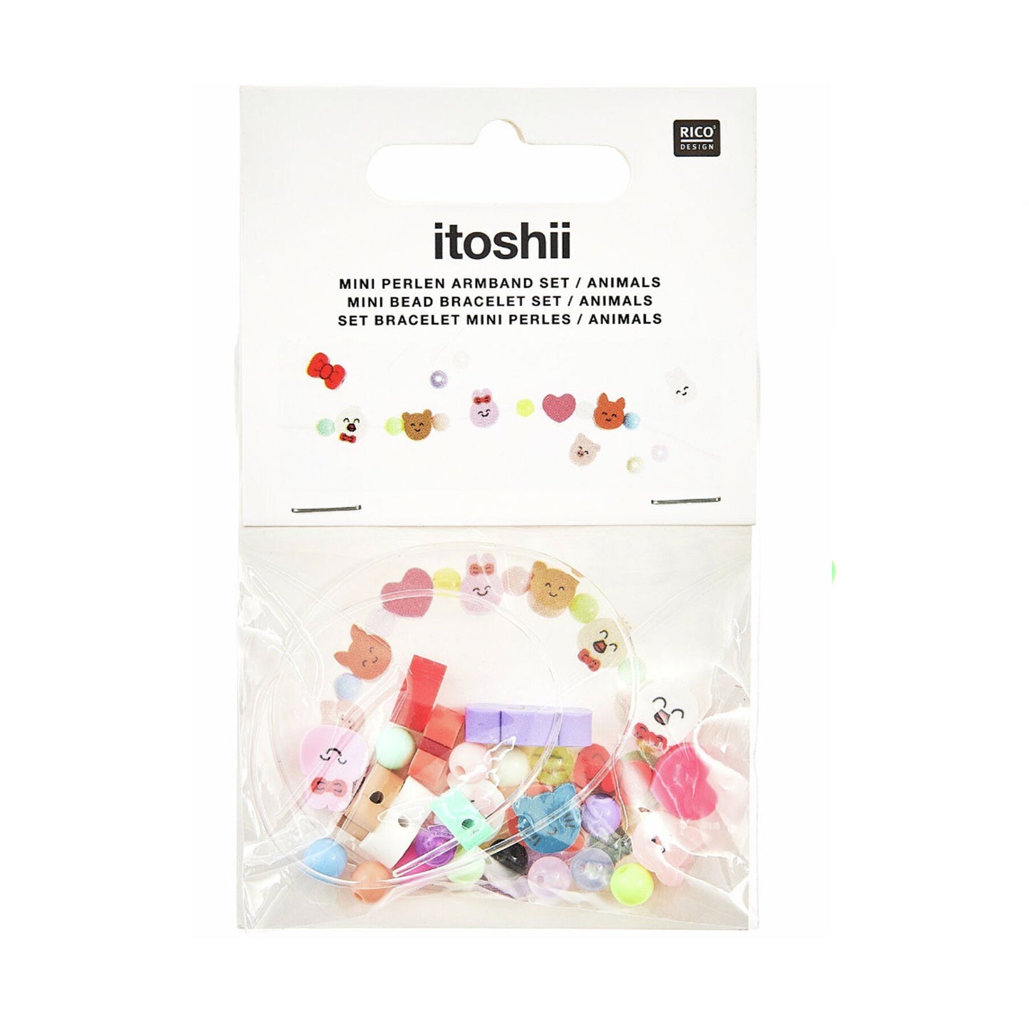 Rico Design -  MINI PERLEN ARMBAND SET CHINGU ANIMALS